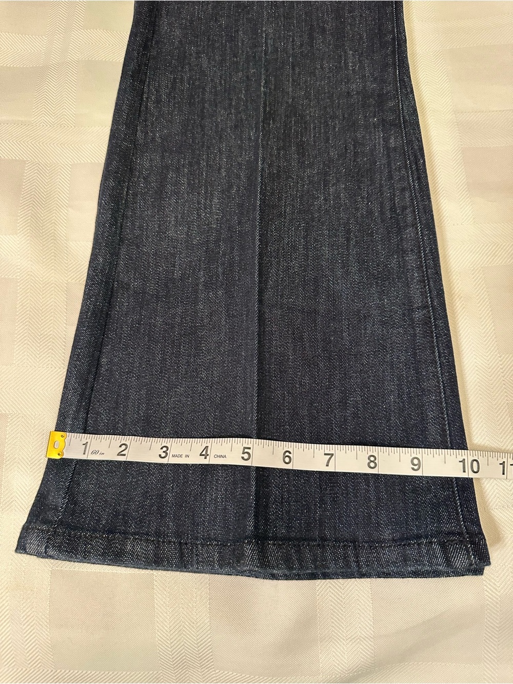 🔥💙🔥 Pristine Condition, Dear John Dark Blue Bootcut Jeans, Size 30/10 - Picture 11 of 13